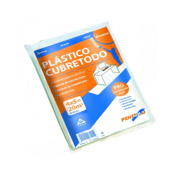 PLASTICO CUBRE-TODO GRUESO 20 M2