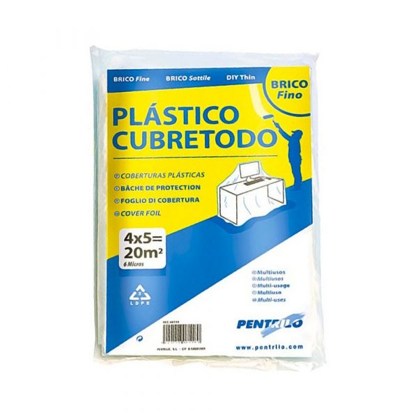 PLASTICO CUBRE-TODO FINO 20 M2