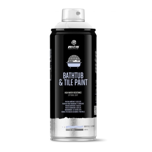 SPRAY PINTURA BAÑERAS Y AZULEJOS MTN PRO 400 ML.