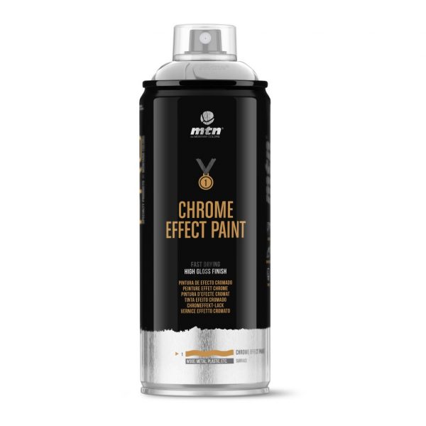 SPRAY EFECTO CROMADO MTN PRO 400 ML.