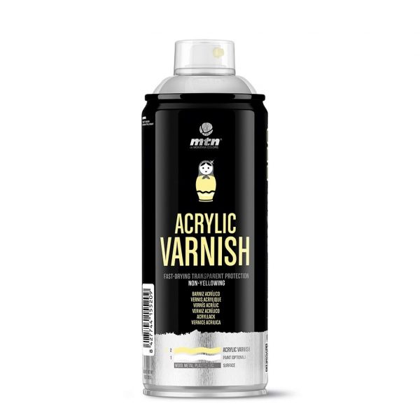 SPRAY BARNIZ ACRILICO MTN PRO 400 ML.