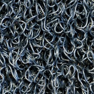 Felpudo Rizo Azul Marino 14mm