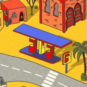 Suelo Vinílico Infantil Sahara Yellow